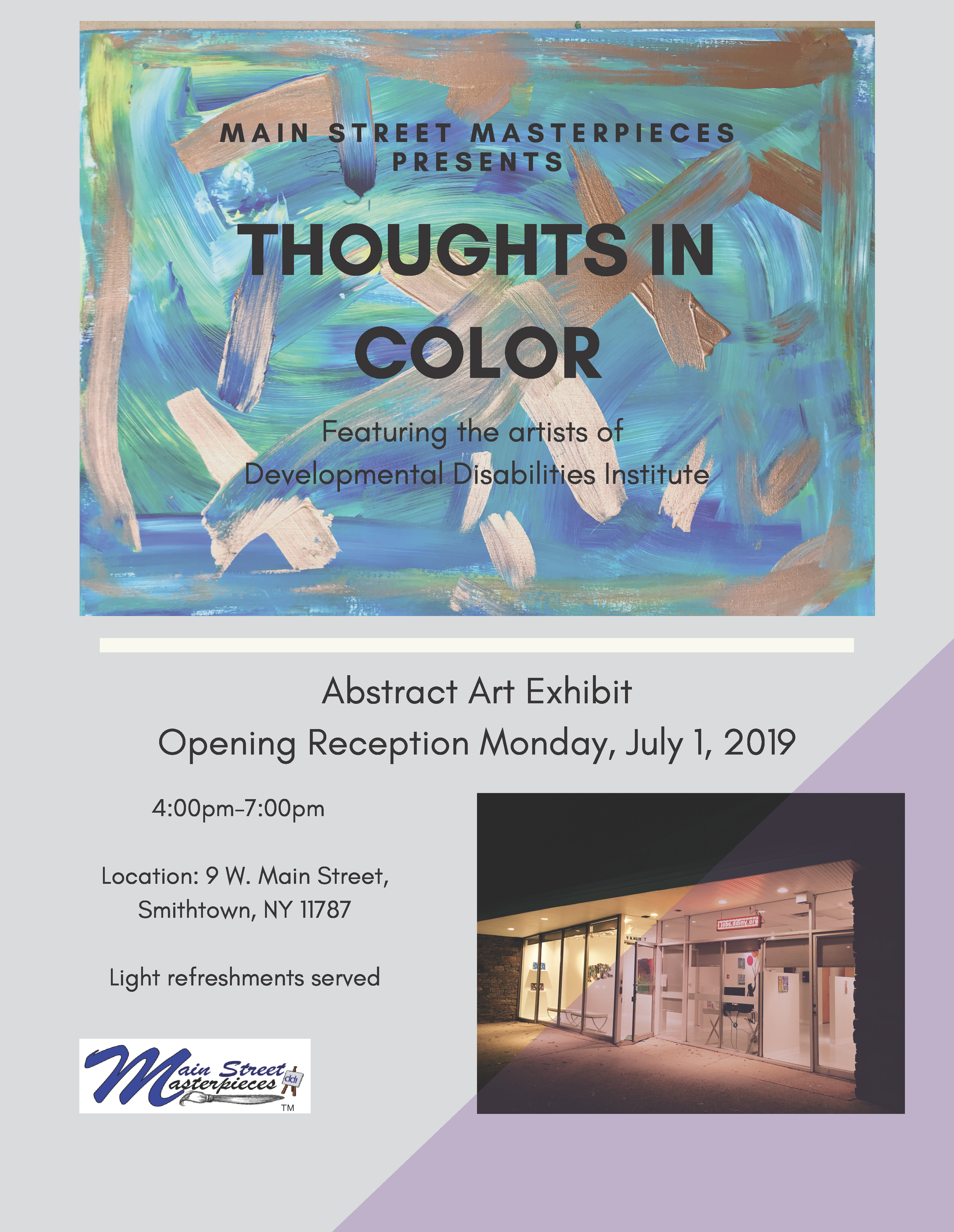 Thoughts in Color Flyer