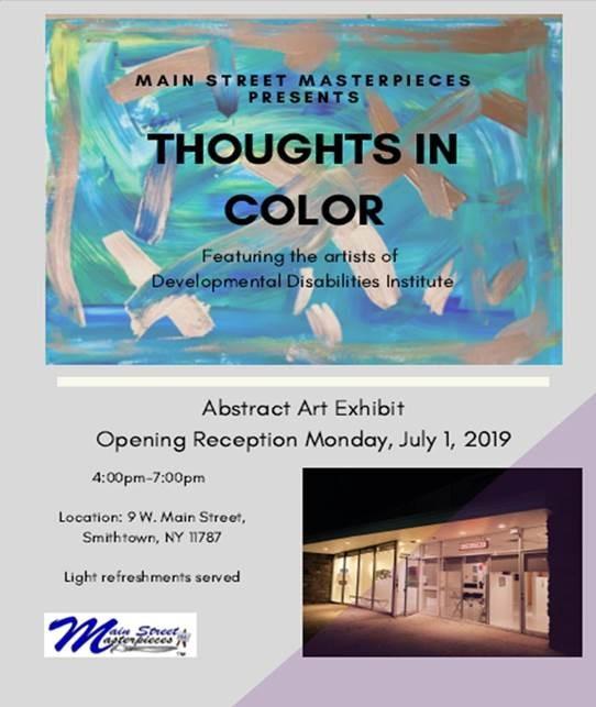 Thoughts in Color flyer