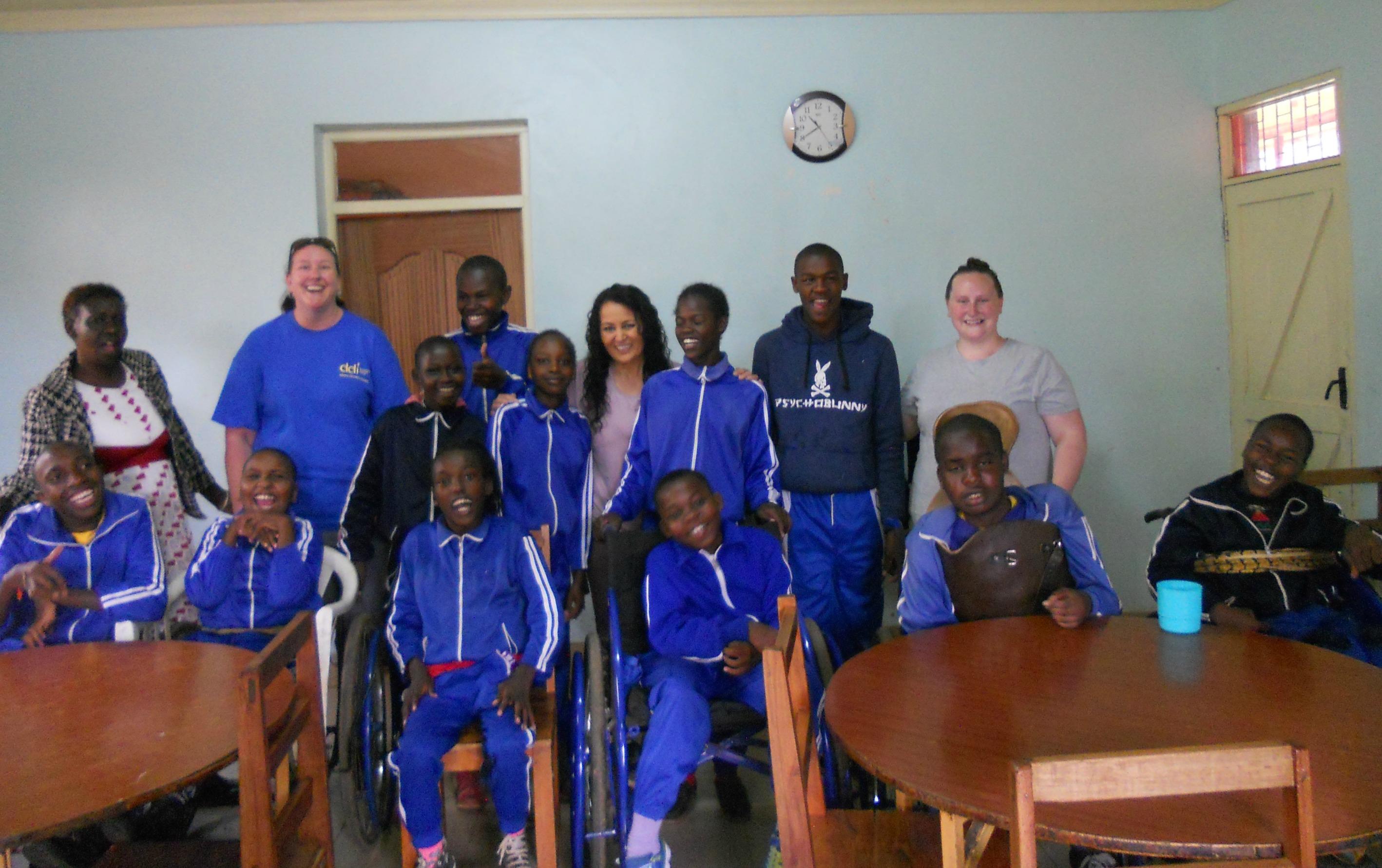 Group of students and staff in Kenya