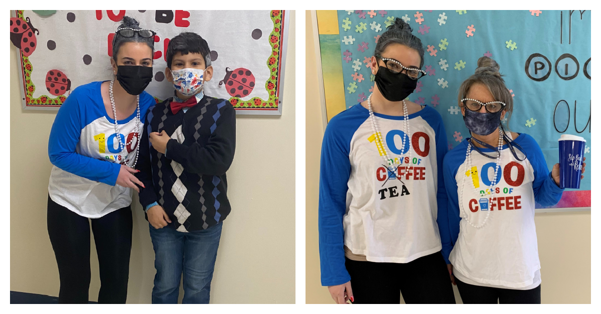 100th day of school collage-staff and student